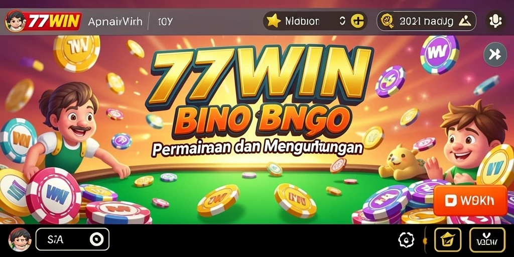Tampilan gameplay Bingo yang seru di 77WIN.