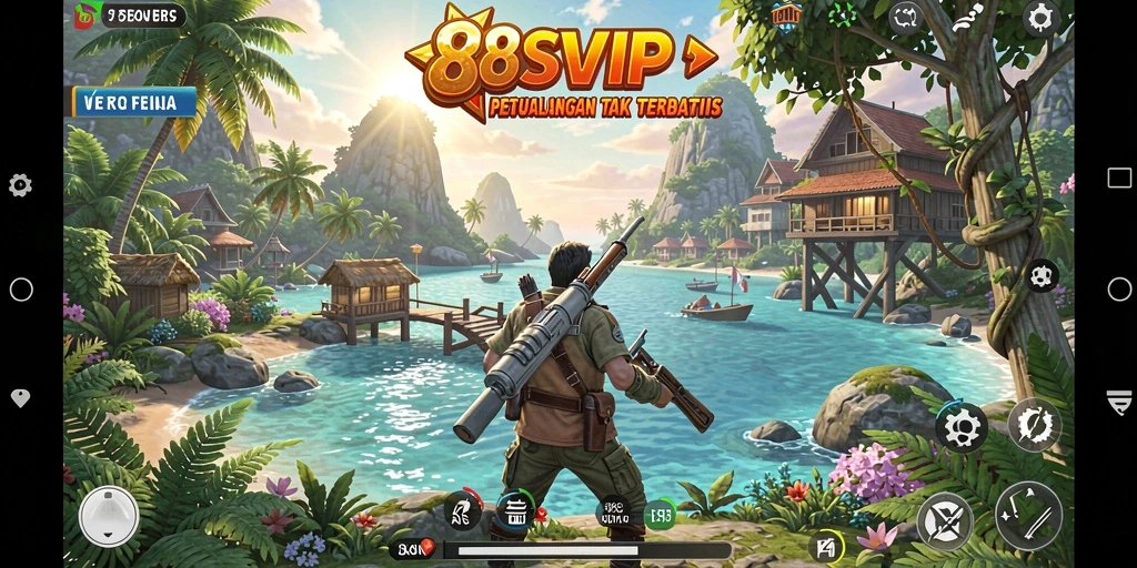 Tangkapan layar gameplay 8SVIP dengan visual dunia terbuka yang menakjubkan.