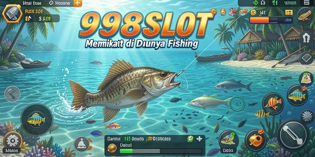 Tangkapan besar dalam gameplay Fishing 988SLOT yang mengesankan.