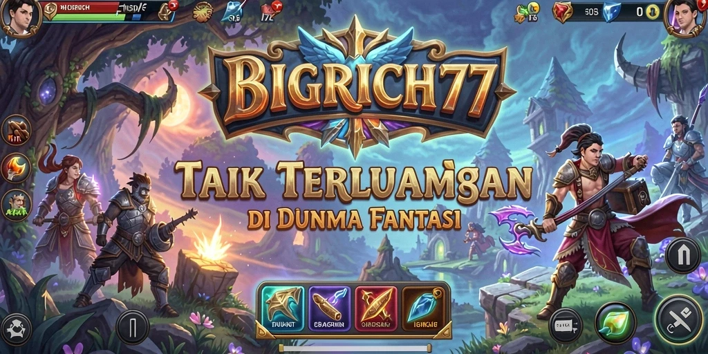 Screenshot gameplay BIGRICH77 yang menunjukkan aksi petualangan yang mendebarkan.