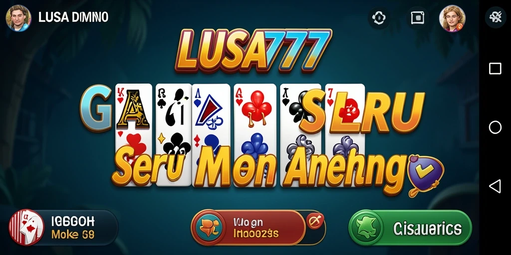 Tampilan gameplay Domino di LUSA777 yang memikat dan interaktif.
