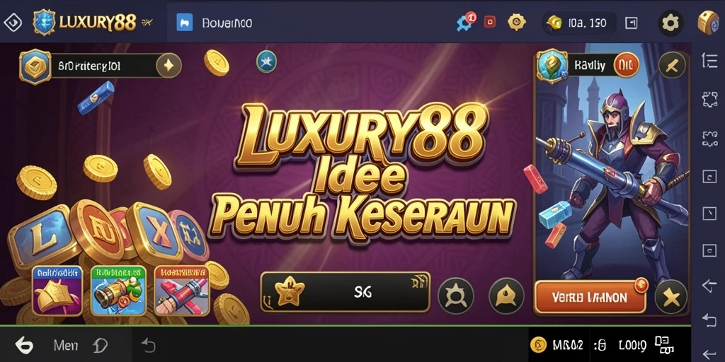 Tampilan gameplay LUXURY88 dengan tema Idle yang menarik.
