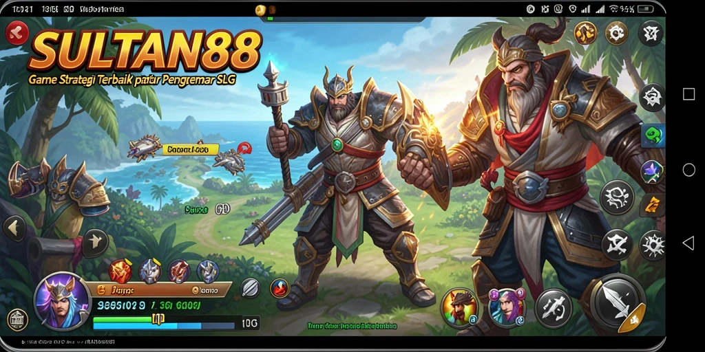 Tampilan gameplay SLG mendebarkan di SULTAN88.