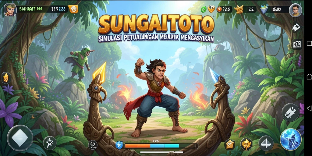 Tampilan gameplay menarik dari SUNGAITOTO dalam simulasi petualangan.